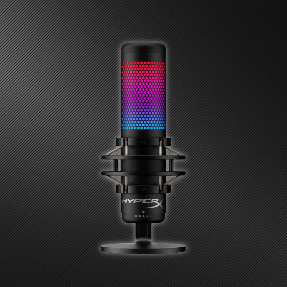 HyperX QuadCast S – USB Microphone with RGB Lighting